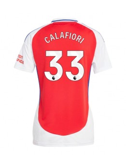 Arsenal Riccardo Calafiori #33 Replika Hemmakläder Dam 2024-25 Kortärmad